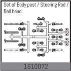 ABSIMA Ersatzteil Upper suspension arm set front/rear / 1610072