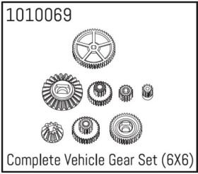 ABSIMA Complete Vehicle Gear Set (6X6) Micro Crawler 1:18...