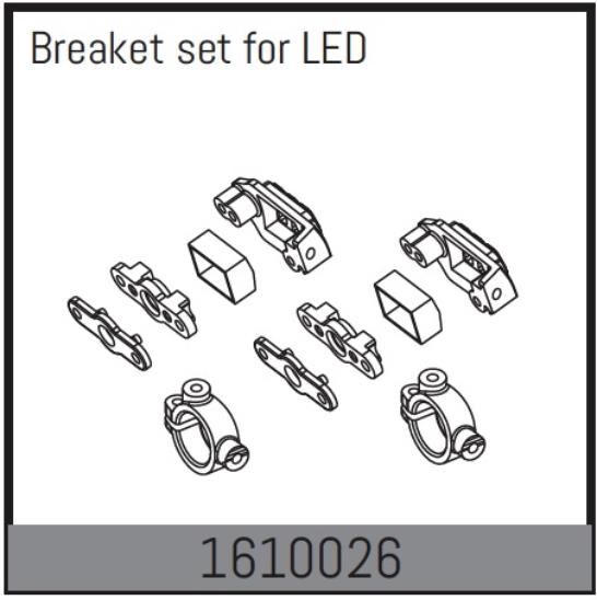 ABSIMA Ersatzteil LED bracket set / 1610026
