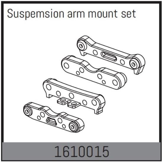 ABSIMA Ersatzteil Suspemsion arm mount set / 1610015