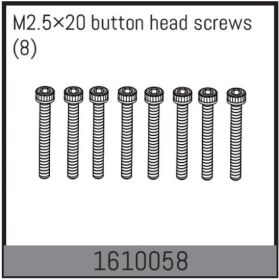 ABSIMA Ersatzteil M2.5×20 button head screws (8...