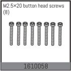 ABSIMA Ersatzteil M2.5×20 button head screws (8 Pcs.) / 1610058