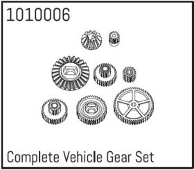 ABSIMA Complete Vehicle Gear Set Micro Crawler 1:18 u....