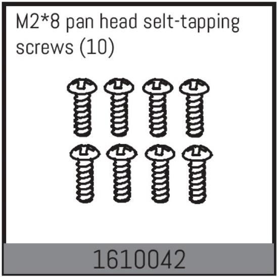 ABSIMA Ersatzteil M2*8 pan head selt-tapping screws (10 Pcs.) / 1610042