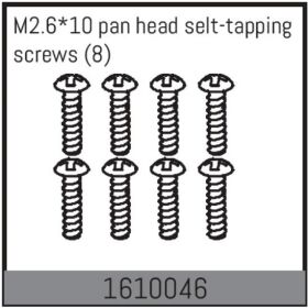 ABSIMA Ersatzteil M2.6*10 pan head selt-tapping screws (8...
