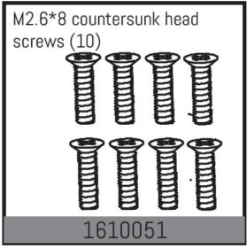 ABSIMA Ersatzteil M2.6*8 countersunk head screws (10...