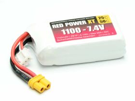 Pichler LiPo Akku RED POWER XT 1100 - 7,4V / 15410