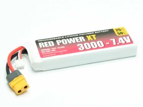 RED POWER LiPo Akku XT 3000 - 7,4V / 15424