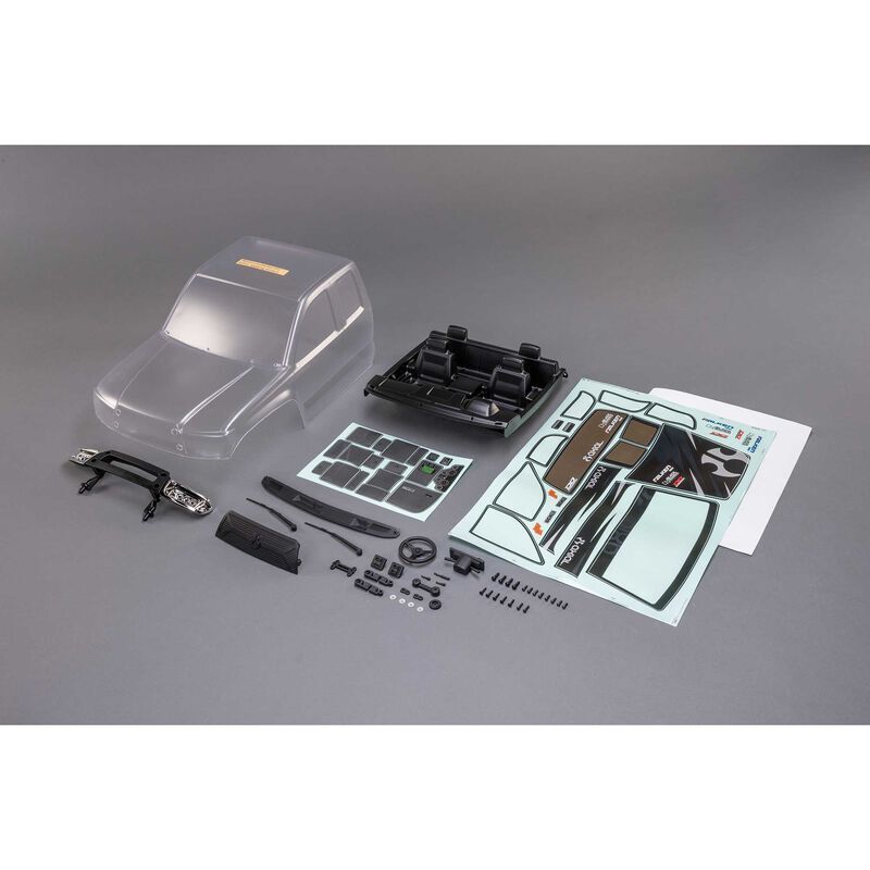 Axial SCX6: Body & Interior Set (transparent): Trail Honcho / AXI250011