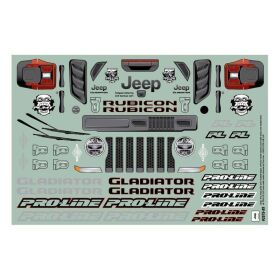 Pro-Line 1/10 Jeep Gladiator Rubicon Clear Body Granite / PRO357500