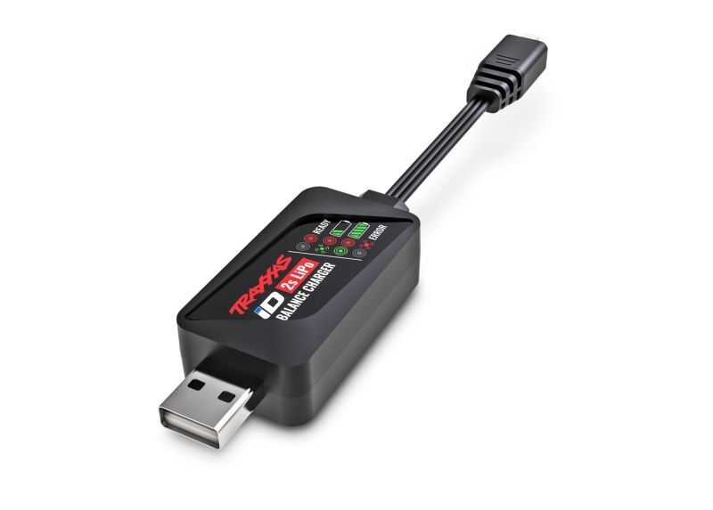 TRAXXAS Ladegerät ID-Lader USB 2S 7.4V Lipo Akku TRX-4M / TRX9767