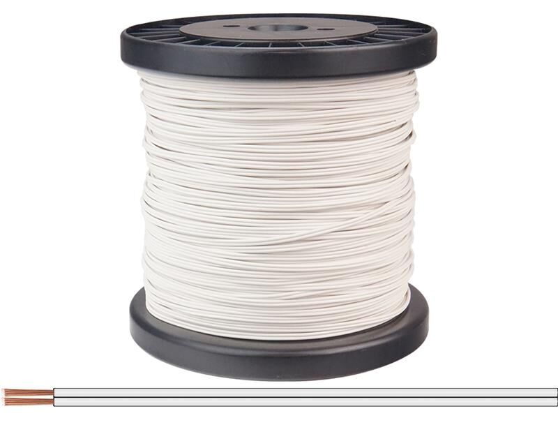Donau Elektronik Zwillingslitze 0,14 mm² / 100 m weiß-weiß / 218-55-100