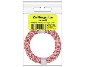Donau Elektronik Zwillingslitze 0,04 mm² / 10 m...