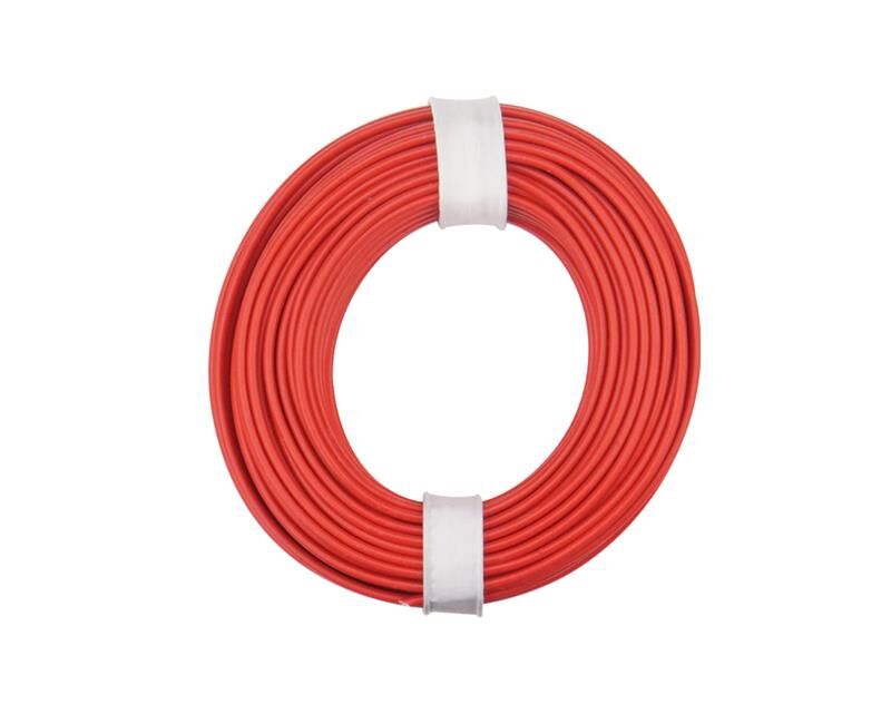 Donau Elektronik Kupferschalt Litze 0,50 mm² / 10 m / rot / 150-010