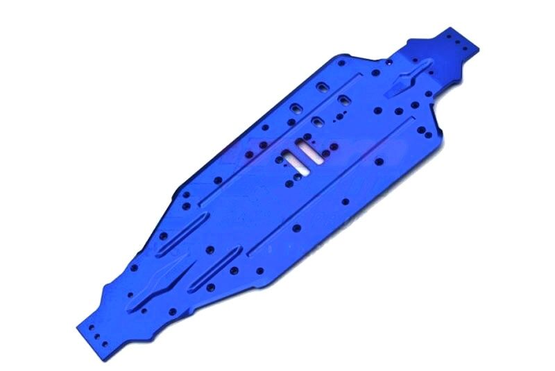 GPM TRAXXAS SLEDGE blau ALUMINUM 7075-T6 CHASSIS PLATE / SLE016B