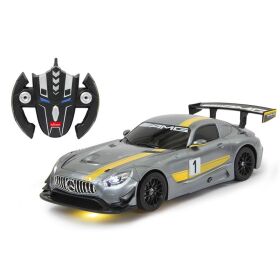 JAMARA Mercedes-AMG GT3 1:14 grau 2,4GHz transformable / 410028