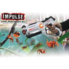 JAMARA Impulse Laser Gun Bug Hunt Set weiss/orange / 410065
