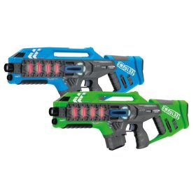 JAMARA Impulse Laser Gun Rifle Set blau/grün / 410084