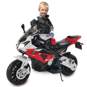 JAMARA Ride-on Motorrad BMW S1000RR rot 12V / 460280