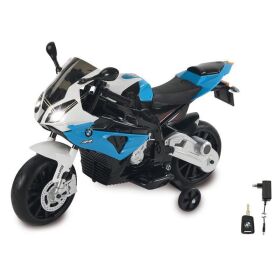 JAMARA Ride-on Motorrad BMW S1000RR blau 12V / 460281