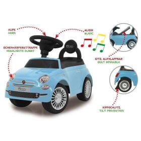 JAMARA Rutscher Fiat 500 blau 2in1 / 460327