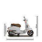 JAMARA Ride-on Vespa GTS 125 weiss 12V / 460346