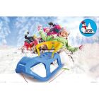 JAMARA Snow Play Schlitten Snow-Star 90cm blau mit Lehne / 460367