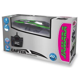 JAMARA Capter Speedboot schwarz/grün Li-Ion 7,4V 2,4GHz / 410139