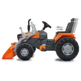 JAMARA Trettraktor mit Frontlader Power Drag orange / 460815