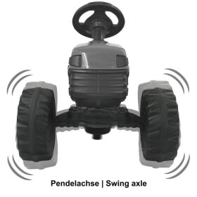 JAMARA Trettraktor mit Hänger Strong Bull grün / 460826