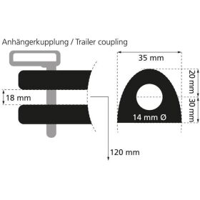 JAMARA Trettraktor mit Hänger Strong Bull grün / 460826