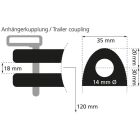 JAMARA Trettraktor mit Hänger Strong Bull grün / 460826