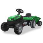 JAMARA Trettraktor mit Hänger Strong Bull grün / 460826