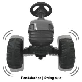 JAMARA Trettraktor Big Wheel rot / 460835