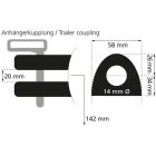 JAMARA Trettraktor Big Wheel rot / 460835