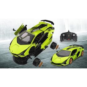 JAMARA Lamborghini Sián FKP 37 1:18 grün 2,4GHz Bausatz / 403129