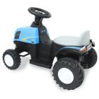 JAMARA Ride-on Traktor New Holland mit Anhänger blau 6V / 460482
