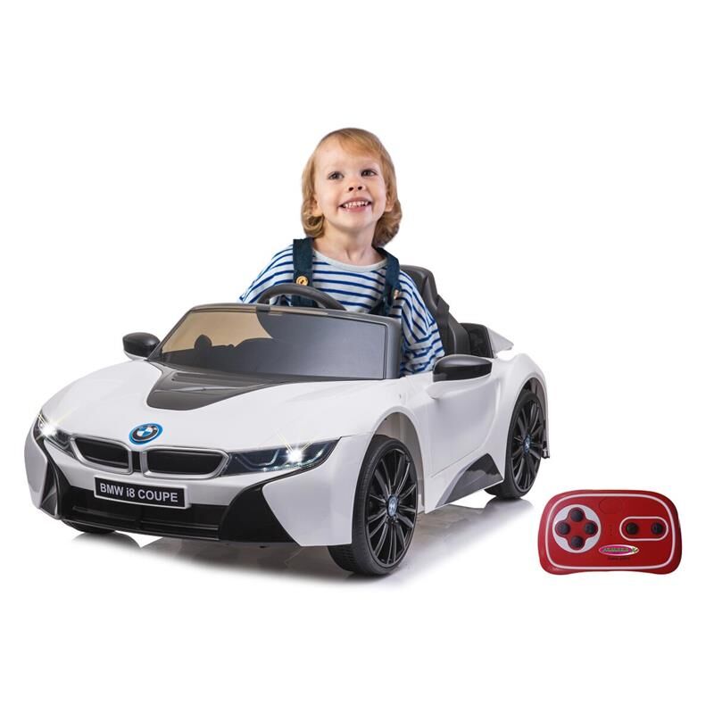 JAMARA Ride-on BMW I8 Coupe weiß 12V 2,4GHz / 460633
