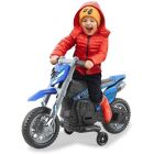 JAMARA Ride-on Motorrad Power Bike blau 6V / 460678