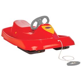 JAMARA Snow Play Bob Ralley 100 cm rot mit Lenkrad und...