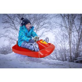 JAMARA Snow Play Bob Ralley 100 cm rot mit Lenkrad und Bremse / 461100