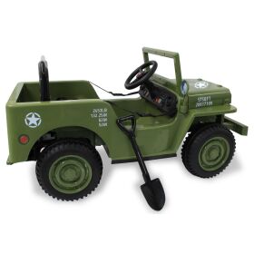 JAMARA Ride-on Jeep Willys MB Army grün 12V / 461815