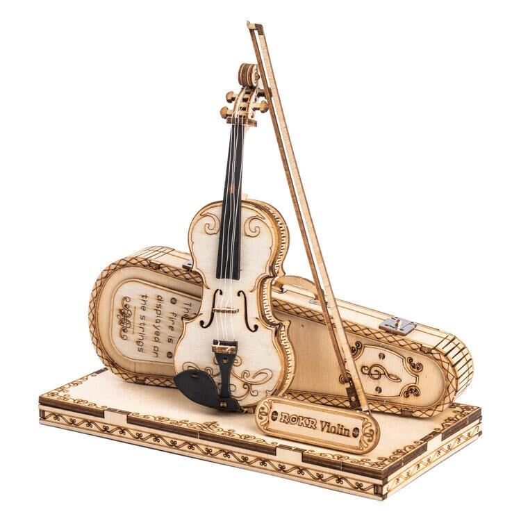 Robotime Violine (Lasercut Holzbausatz) / 15566