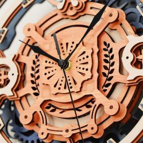 Robotime Romantische Wanduhr (Lasercut Holzbausatz) / 15567