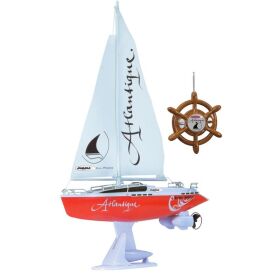JAMARA Atlantique Segelboot 2 Kanal 27MHz rot / 40250