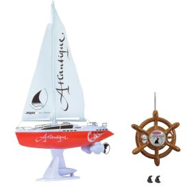 JAMARA Atlantique Segelboot 2 Kanal 27MHz rot / 40250