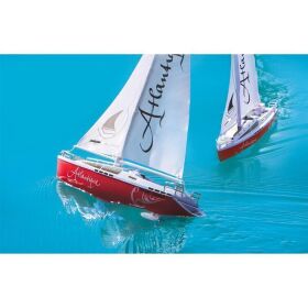 JAMARA Atlantique Segelboot 2 Kanal 27MHz rot / 40250