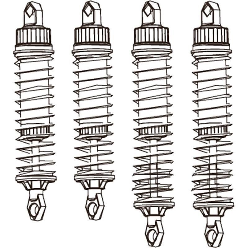JAMARA Stossdämpfer BL8 2xkurz 2x lang / 59075