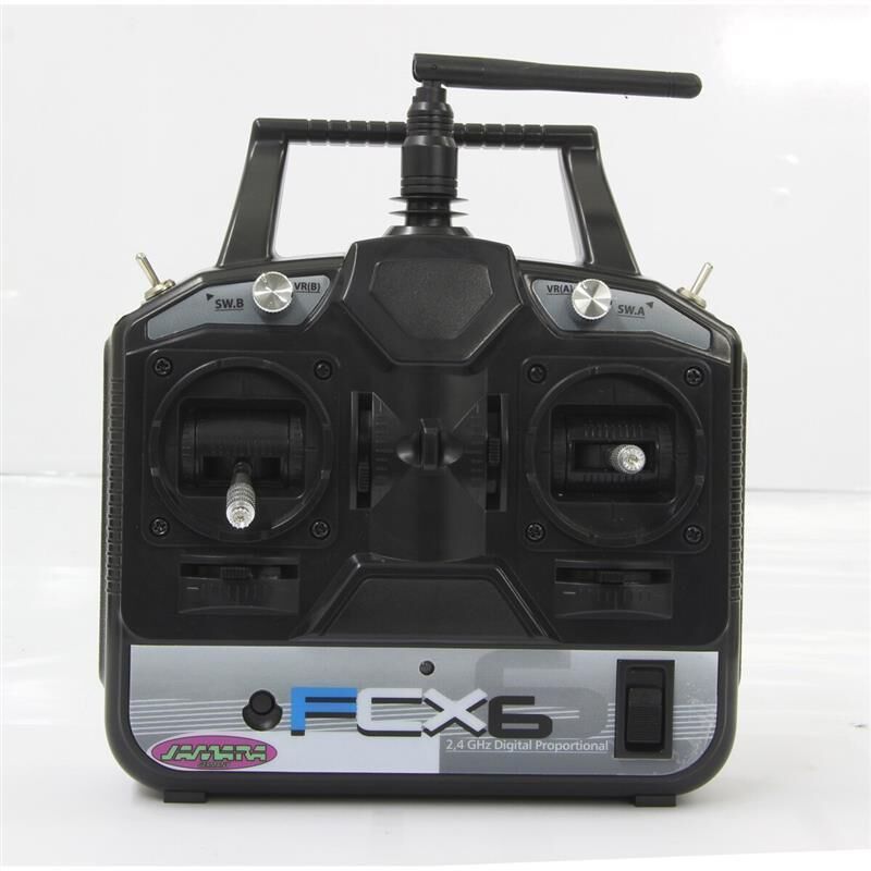 JAMARA Fernsteuerung FCX6 2,4GHz Gas rechts 2. Wahl im Beutel / 61184