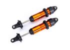 TRAXXAS GTX Dämpfer medium Alu orange eloxiert (montiert ohne Federn / TRX7861T